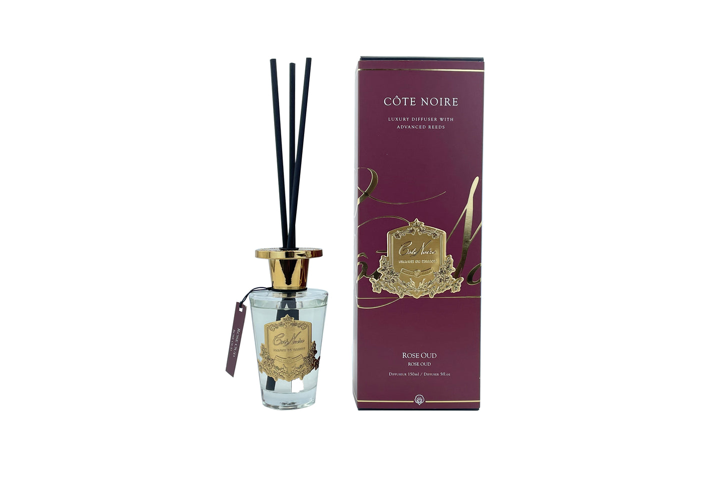 GOLD 150ml DIFFUSER - Rose Oud