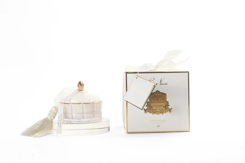 Art Deco Candle - White & Gold