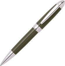 Hugo Boss - Ballpoint pen Icon Khaki /Chrome