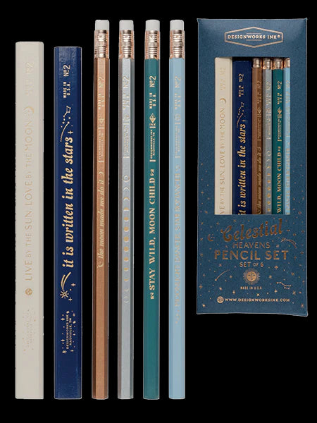 Celestial Heavens Pencil Set