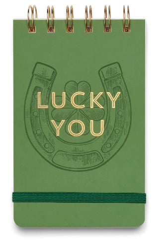 Vintage Sass Twin Wire Notepad - Lucky You