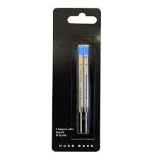 Hugo Boss - 2pk Ballpoint Metal refill Blue