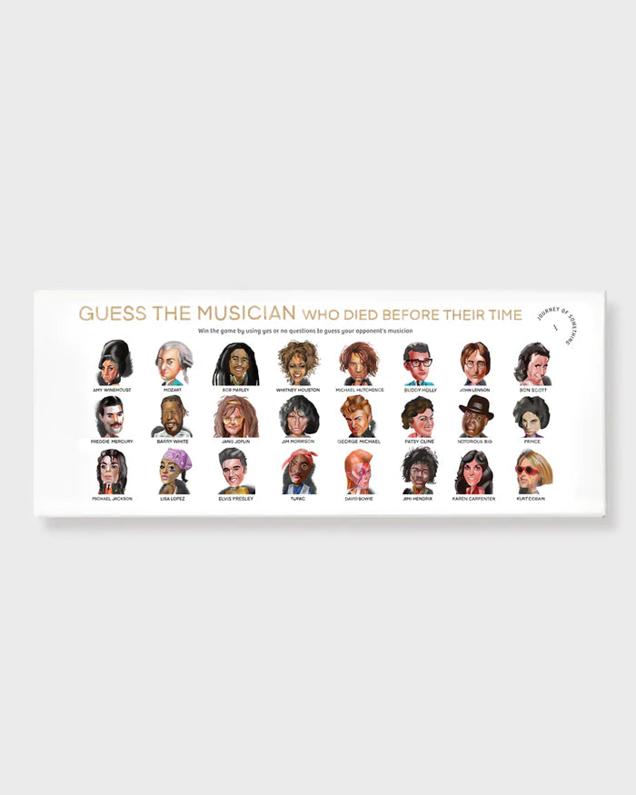 Guess the Musician Card Game