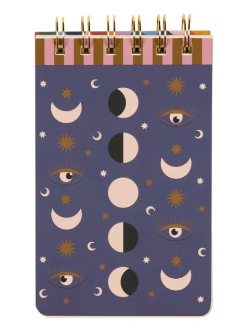 A Dopo Moon Phases Twin Wire Notepad