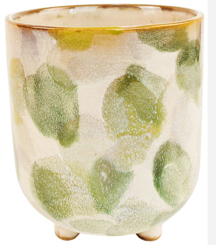 Della Artisian Planter Green - 15cm