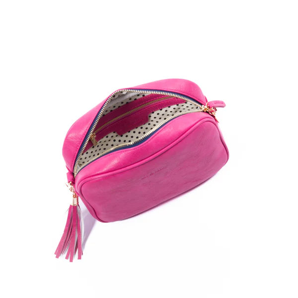 The Liv & Milly Sally in Pink is a classic & versatile crossbody bag crafted from a gorgeous soft vegan leather.