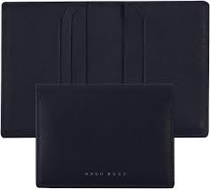 Hugo Boss - Leather Card Wallet Storyline Navy