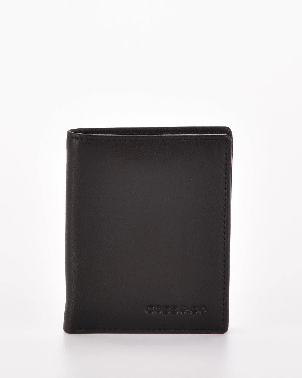 Lever RFID Leather Mens Wallet - Black