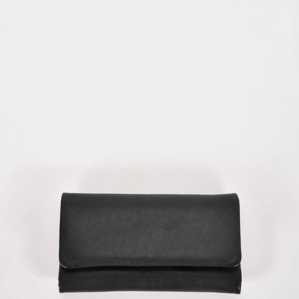 Introducing Nina - a sleek and functional tri-fold wallet crafted from supple, genuine leather.