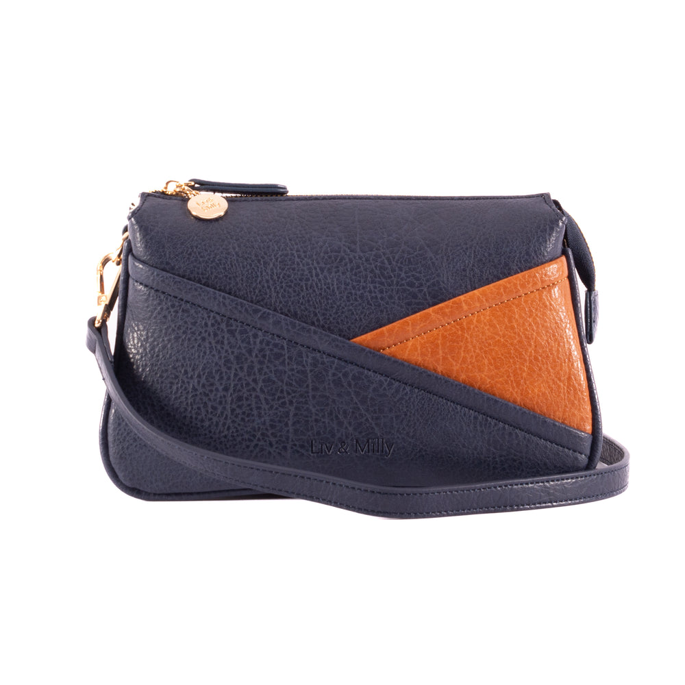 AVA Navy Handbag