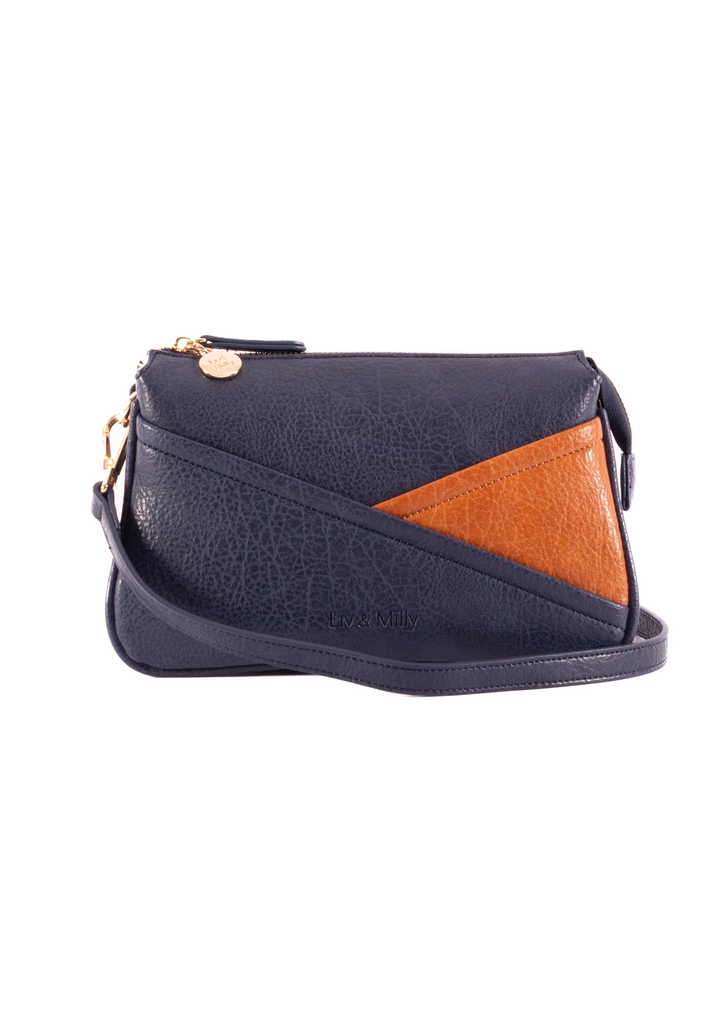 AVA Navy Handbag