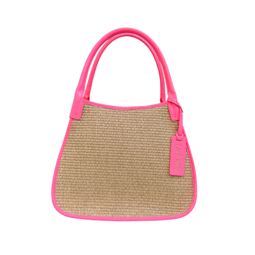 Joanna- Neon Coral Bag