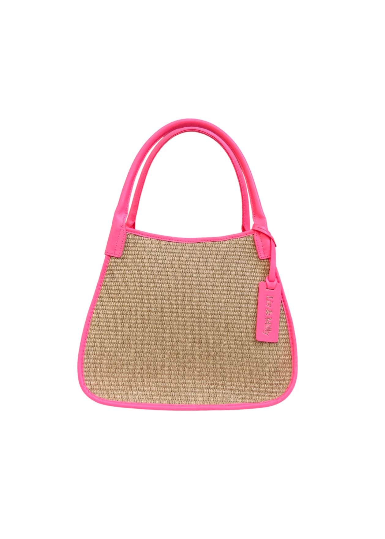 Joanna- Neon Coral Bag