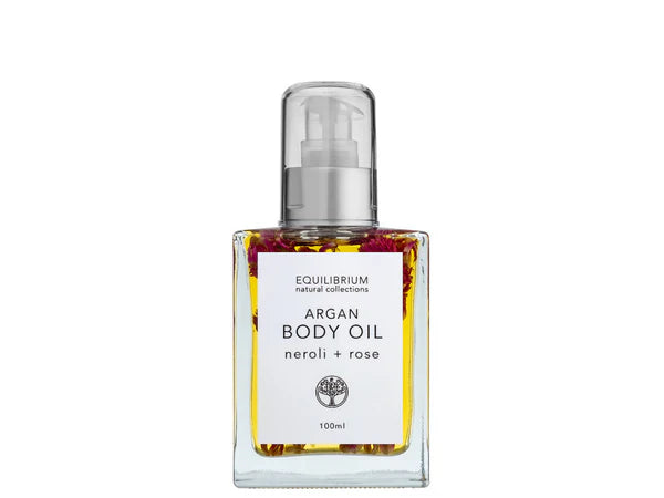 Introducing our Argan Natural Body Oil with Neroli & Rose, meticulously handmade in Australia.