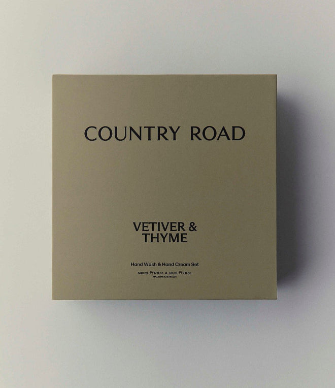 Australian Made Vetiver & Thyme Hand Care Set