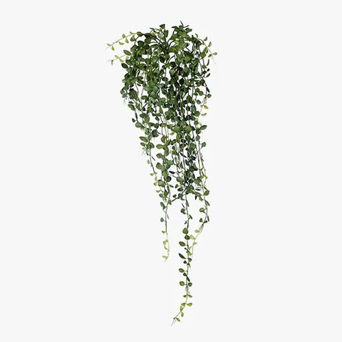Fern Button Hanging Bush - Green - 86cm