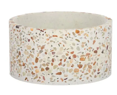 Malani Terrazzo Pot 16x8.5cm - Natural