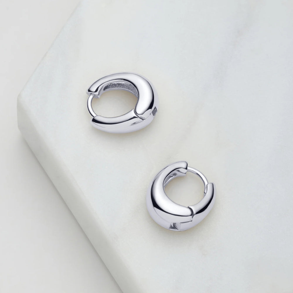 Steph Hoop Medium - Silver