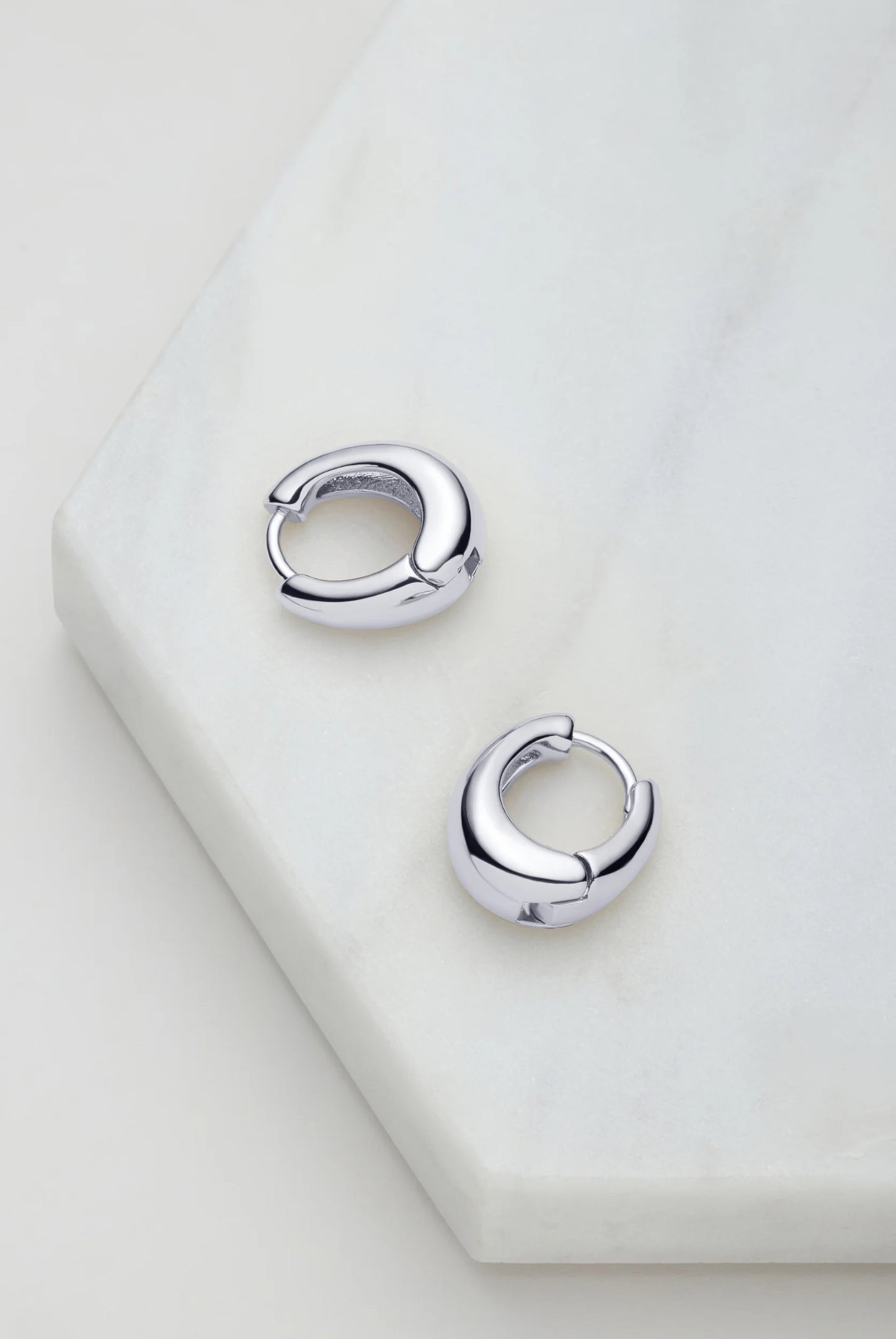 Steph Hoop Medium - Silver