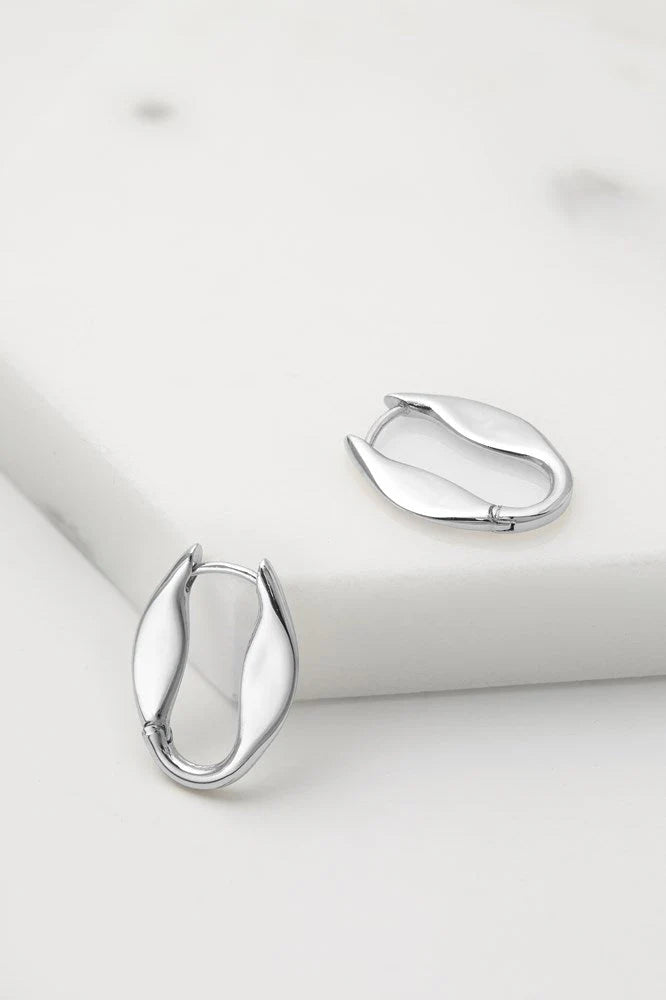 Rose Earring - Silver