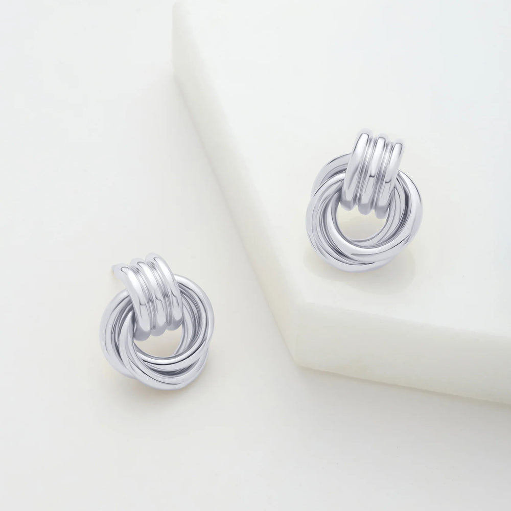 Poppy Clip on - Silver