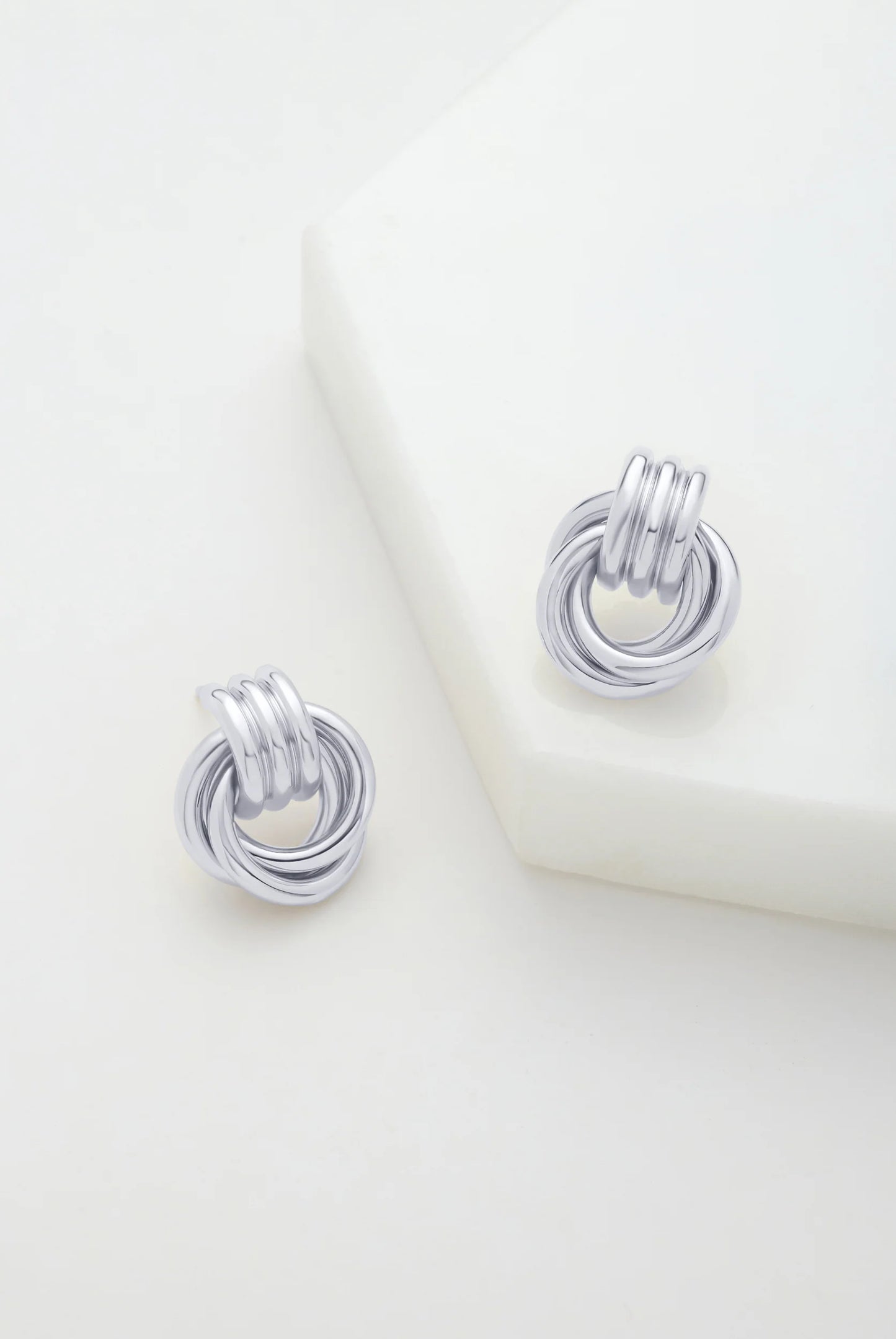 Poppy Clip on - Silver