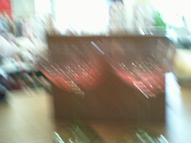 Lotti Set of 2 Tulip Glass 11x15cm - Pink/Green