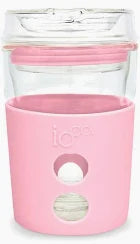 IOco 8oz Eco Glass Coffee Travel Cup - Marshmallow