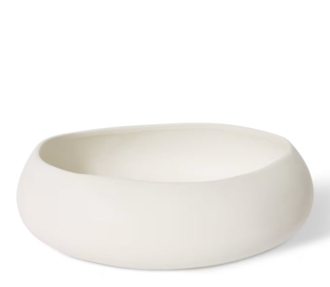 Mora Bowl Matt White 32x31x10cm