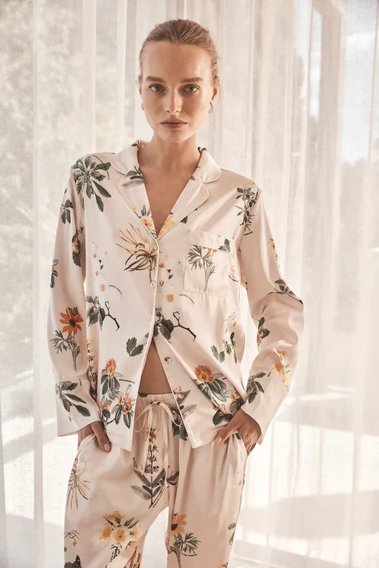 Elle Garden Print Pyjama Set - the epitome of comfort and style.