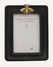 Bee Black Photo Frame 2.5x3.5"