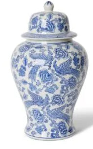 Xing Ginger Jar White/Blue