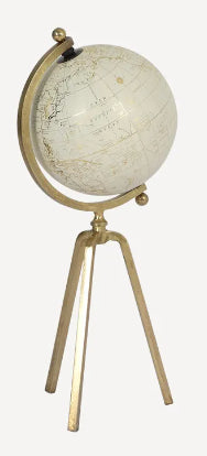Cream Gold Globe - Large