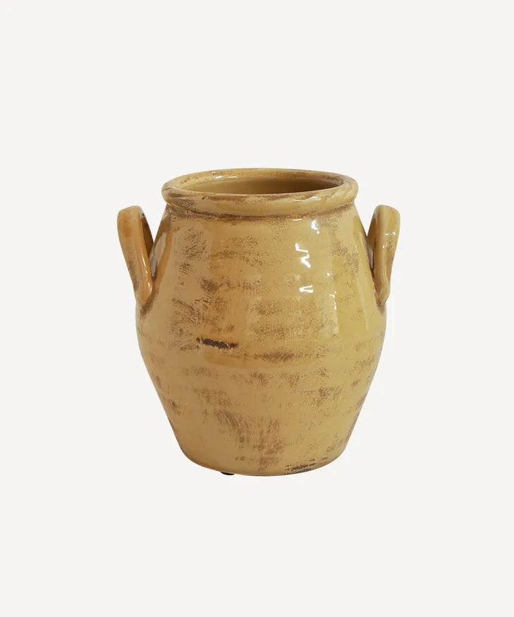 Ronan Urn Aged Yellow - Small