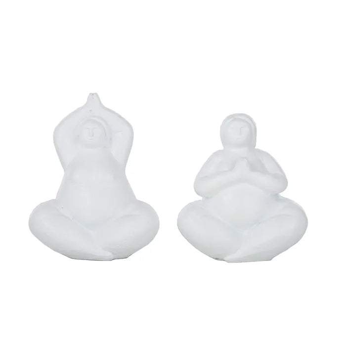 Doris Resin Sculpture - Sitting 14x15cm