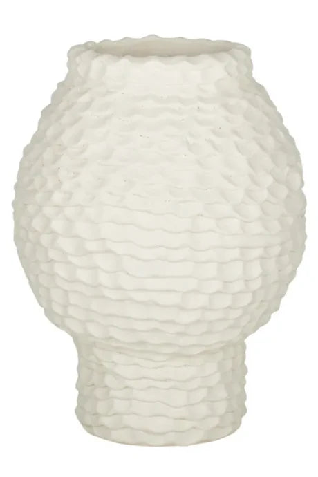 Tyrole Ceramic Vase 27.5x36cm - Ivory