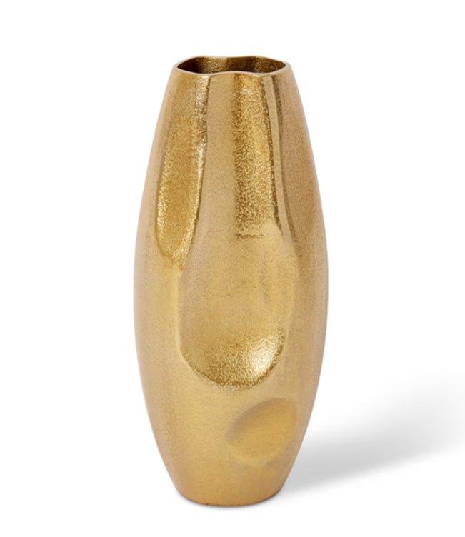 Wrigley Vase Gold 13x11x29cm