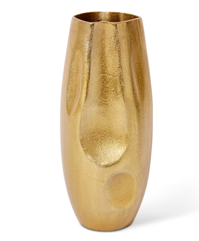 Wrigley Vase Gold 16x14x34cm