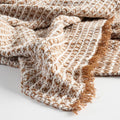 Noah is a yarn dyed weave crafted from a linen/cotton blend, merging a beautiful hue of nutmeg and off white.