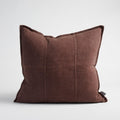 Luca® in Chocolate is the newest addition to our signature "Luca®" Linen Cushion collection