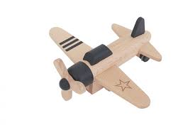 hikoki-propeller airplane, black