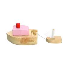 kiko+ ofune wind up boat - pink
